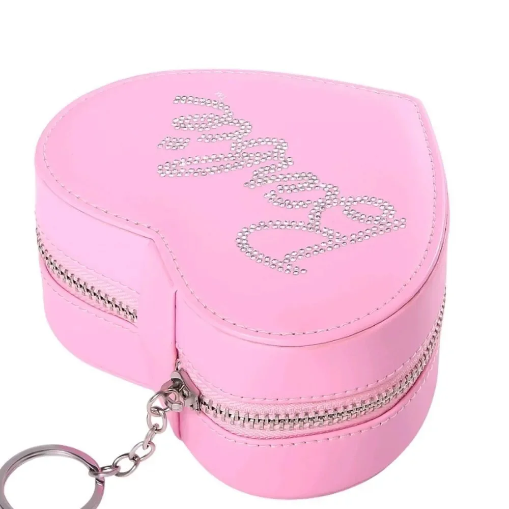 Barbie Heart-Shaped Zippered Jewelry Travel Case‎